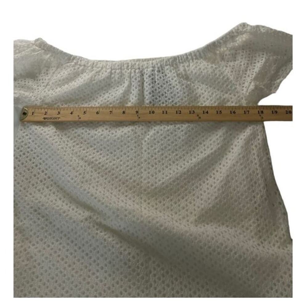 Central Park West Bristol Off Shoulder Eyelet Mini Dress Size Medium New - Picture 5 of 13